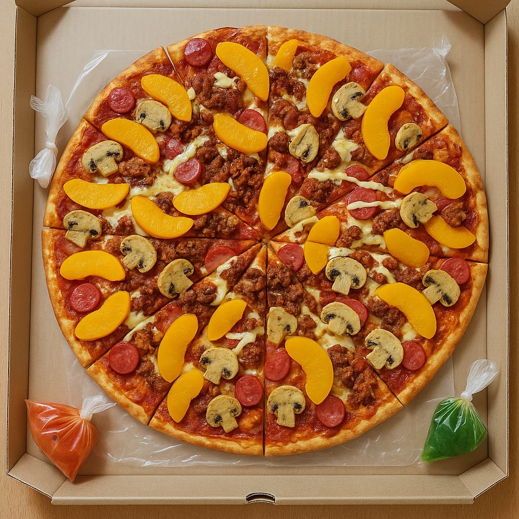 Pizza grande, pizzerias